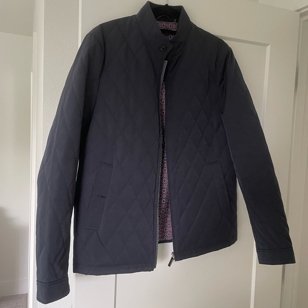 Ted Baker Navy Bomber Jacket